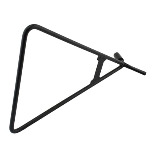 Gettimore Support triangulaire pour moto tout-terrain, support de sol en acier robuste avec base large, 39 x 25 x 11 cm, noir, aucune installation nécessaire