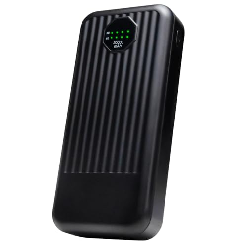 EXCITECH モバイルバッテリー【2024年最新 チタン加工 体感-2℃ 】空調作業服【国内メーカー】最大30時間 20,000mAh バッテリー 大容量 17V