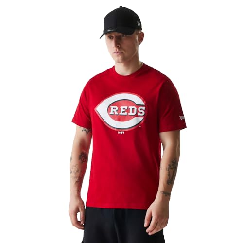 Camiseta de manga corta de los Cincinnati Reds New Era talla L moda casual MLB