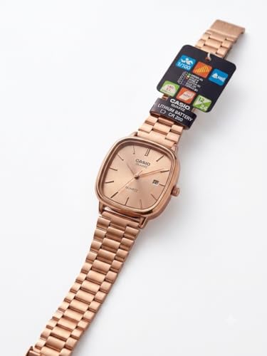 Image of CASIOO Vintage Analog Watch for Girls | Classic Retro Design Wrist Watch | Stylish Leather Strap Watch for Teens & Women | Elegant Casual | Watch for Girls