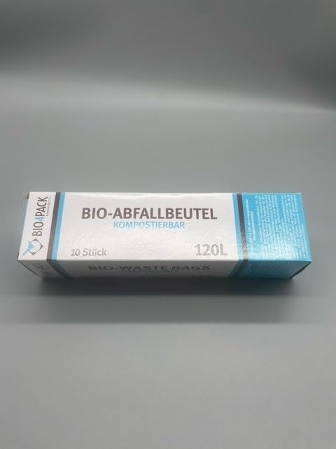 Bio Abfallbeutel - Verschiedene Größen und Mengen (120 Liter, Menge: 8 Rollen)