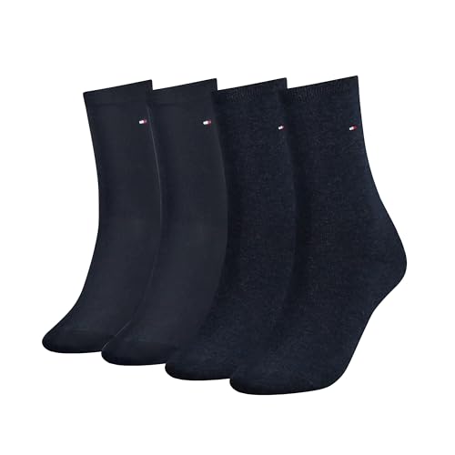 Tommy Hilfiger Damen Classic Socken, Marineblau, 39-42 EU