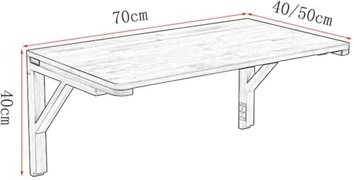 Table rabattable murale flottante pour petit studio - 3