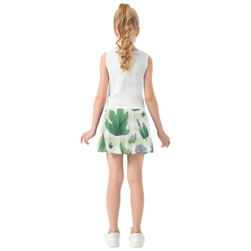 Girls Tennis Skirts with Shorts Flowy Skorts for Little Girl Kids Pleated Skort with Pockets4