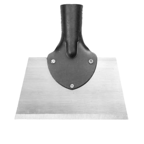 JUCHRZEY Pala da giardino multifunzionale for esterni Pala piatta in acciaio al manganese Raschietto da giardino Antighiaccio Rimuovi il letame Pala for diserbo agricolo Pala for piantare (1
