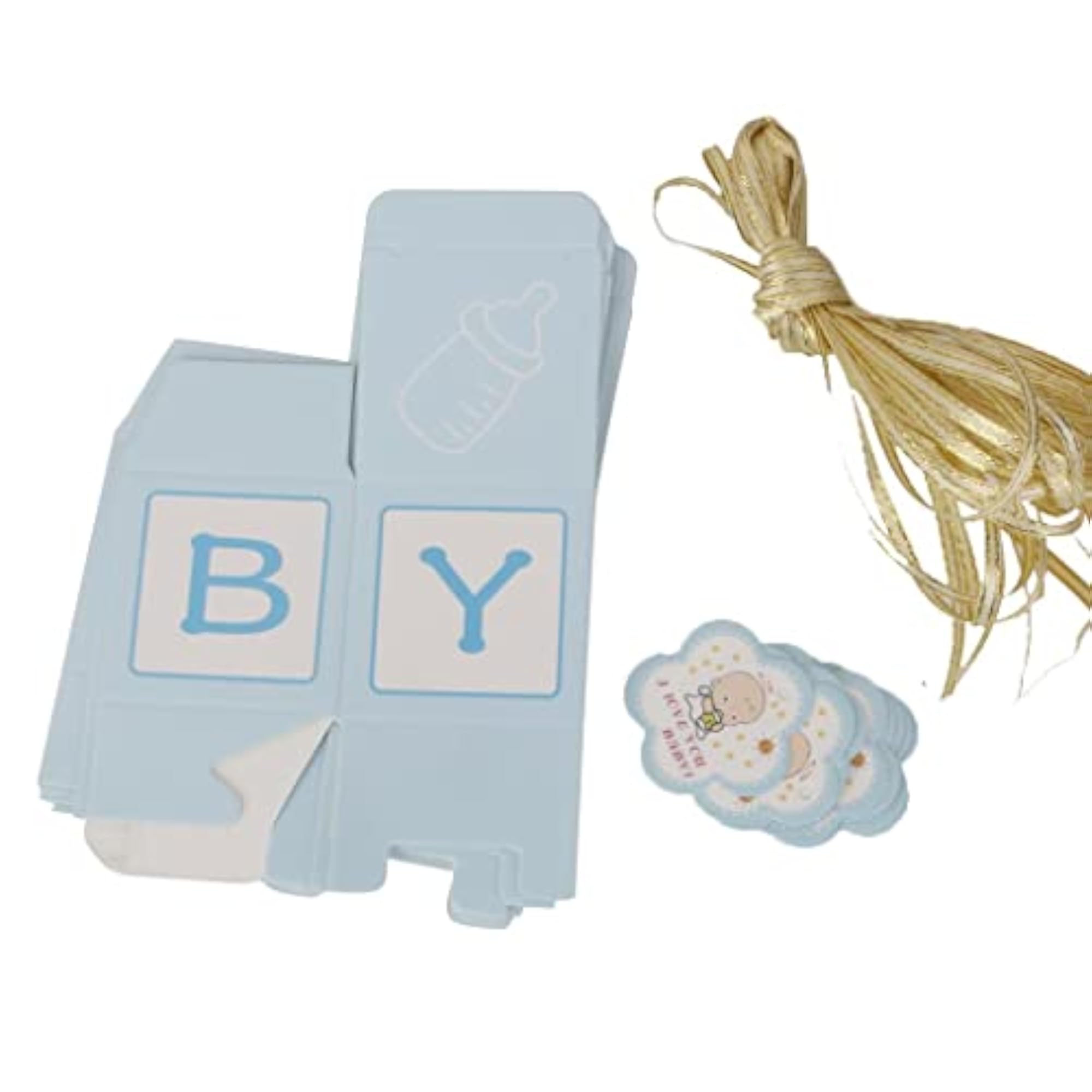 12Pcs Paper Candy Gift Boxes for Baby Showers