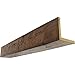 Ekena Millwork BMHH2C0100X100X168ZD 2-Sided (L Hand Hewn Endurathane Faux Wood Ceiling Beam, 10"W x 10"H x 14