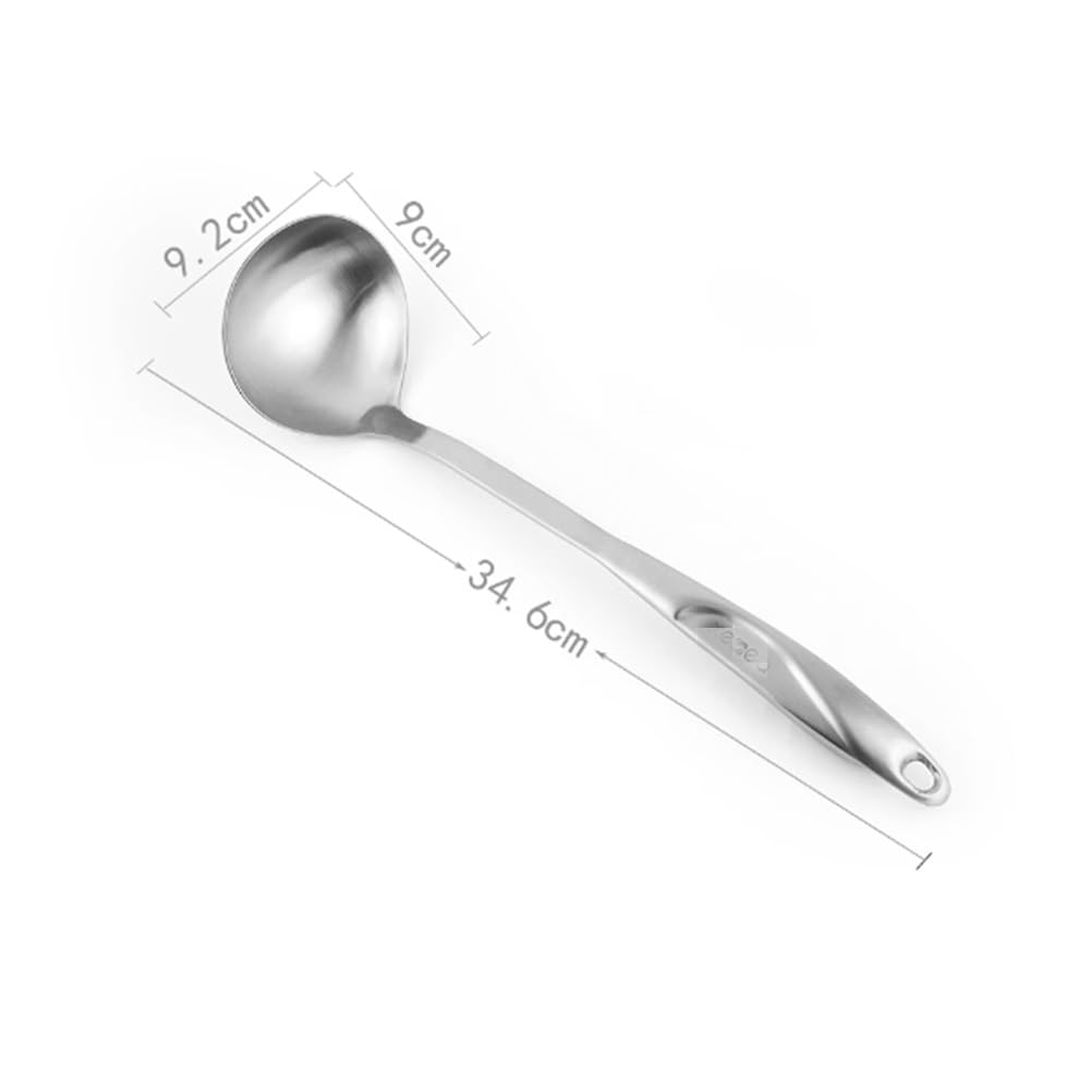 Cucharón para Sopa Cucharón para Sopa Cucharón para Sopa de Acero Inoxidable Cucharón para gachas Cucharón para Olla Caliente para cocinar
