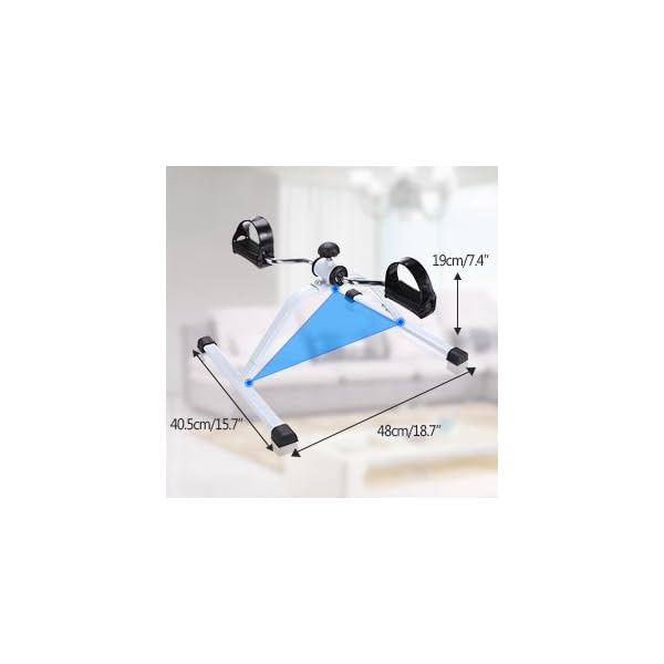 ANCHEER Leg Pedal Exerciser, Mini Exercise Bike Arm and Leg Exerciser-Resistance Adjustable - Image 6
