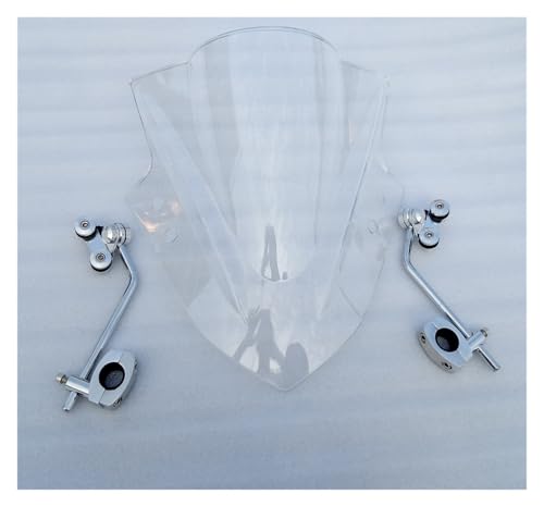 Extension bulle pare-brise de moto pour voyager confortablement en Ducati Hypermotard 796