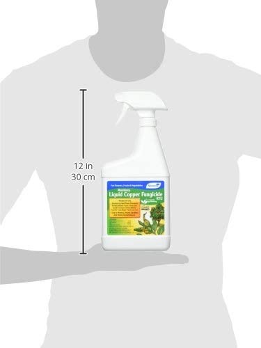 Image of Monterey Liquid Copper Fungicide RTU - Organic Gardening Fungicide for Flowers, Fruits, & Vegetables - 32 oz