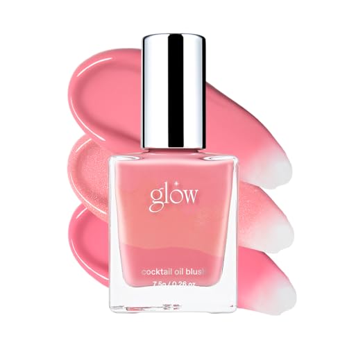 Cloverclub - Colorete en Aceite Transparente y Brillante que Dura Todo el Día, Vegano y Libre de Crueldad Animal, 70 ml