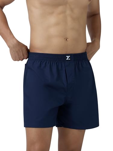 Image of XYXX Men's Remix Regular Fit Cotton Printed Boxer with Dual Pocket & No Marks Waistband (Pack of 2)