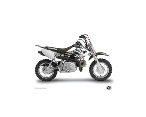 Kit deco moto cross Predator Honda 50 CRF blanc Kutvek anti rayures boue