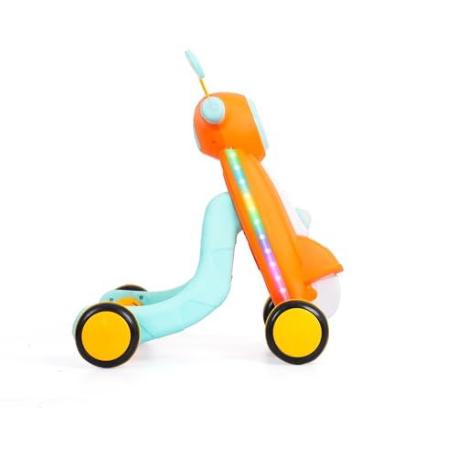Image of Luusa Pro Kids Tiny Steps Baby Walker | Toddler Walker with Lights, Music, and Ball Game | 2-in-1 Interactive Activity Walker Reda | Proudly Made in India