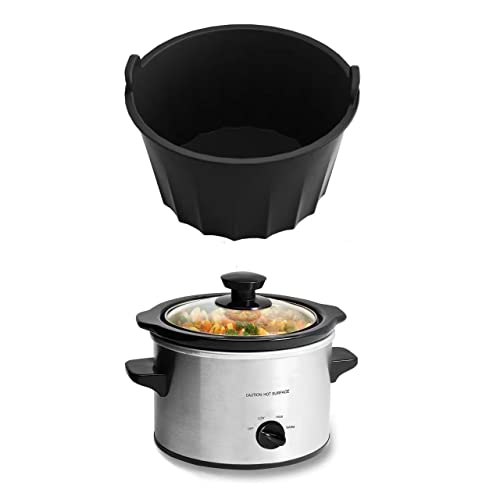 Revestimientos De Silicona Para Olla De Cocción Lenta Ovalada De 6 A 8 Cuartos De Galón, Reutilizable Y A Prueba De Fugas, Apto Para Lavavajillas, Para Olla De 6 Cuartos De Galón