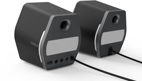 Image of EDIFIER G2000 Gaming 2.0 Speakers System - Bluetooth V4.2 / USB Sound Card / AUX Input /RGB 12 Light Effects / 16W RMS Power