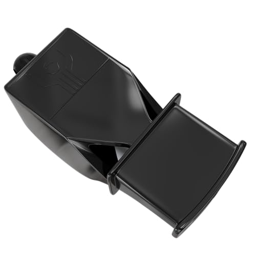 Silbato clásico profesional para árbitro color negro miniatura 5