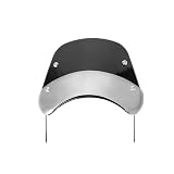 WENINETIES 1 Pezzo Parabrezza Moto per Piaggio X9 Evolution 250 2005-2007, Cupolino Deflettore Aria Anteriore, Protezione Vento Custom, Durevole ABS e Alluminio,C