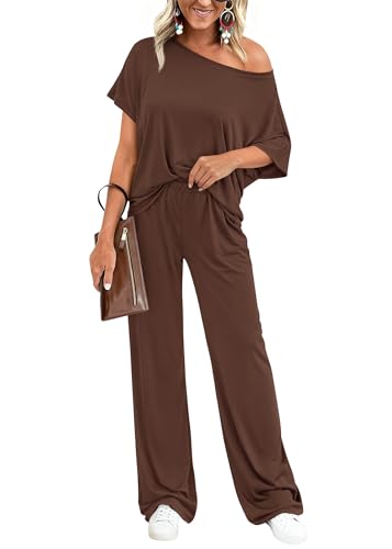 KIRUNDO Two Piece Sets for Women Lounge Airport Travel Vacation