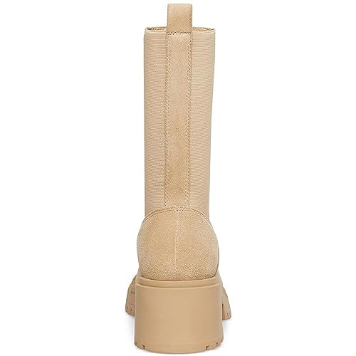 Steve Madden Women's Hesitant Fashion Boot, Sand Suede, 9.5