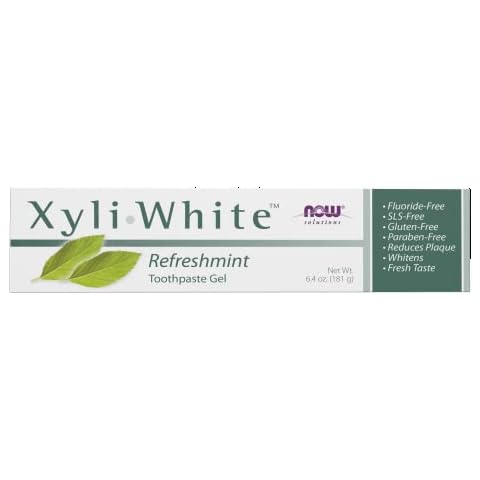 NOW Xyliwhite Refreshmint Toothpaste Gel with Xylitol Cover