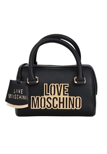 Love Moschino Borsa A Mano Nera Da Donna Con Logo Uni