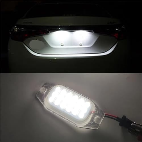 Luces de matrícula LED Lexus LX450 elimina luz amarilla y fallos traseros 4