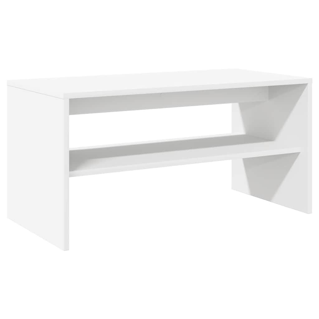 vidaXL Mobile TV e Console TV, Bianco, 60 x 40 x 40 cm, Legno Tecnico, Multifunzionale