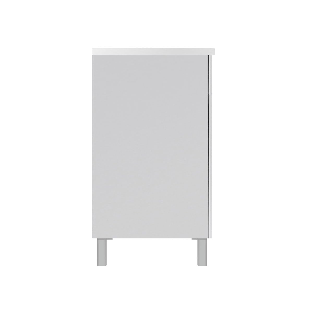 Ceramcia Tuscia Mobile LAVATOIO Ceramica 60 x 51 x H 88 YORK Design Bianco Antigraffio con Vasca Profonda 25,5 cm (NO Foro Rubinetto)