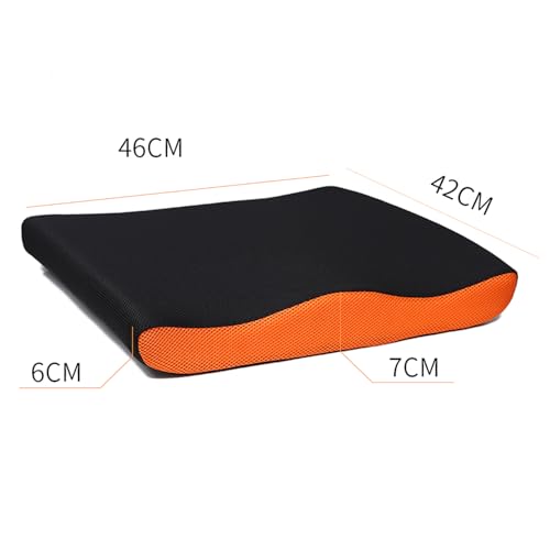 Cojín de asiento para silla de ruedas para alivio de cadera, diseño antiescaras y transpirable, soporte cómodo para el uso diario