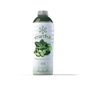 Smartfruit Harvest Greens + Detox, 100% Real Fruit Purée, Non-GMO, No Additives, Vegan – 48 Fl. Oz