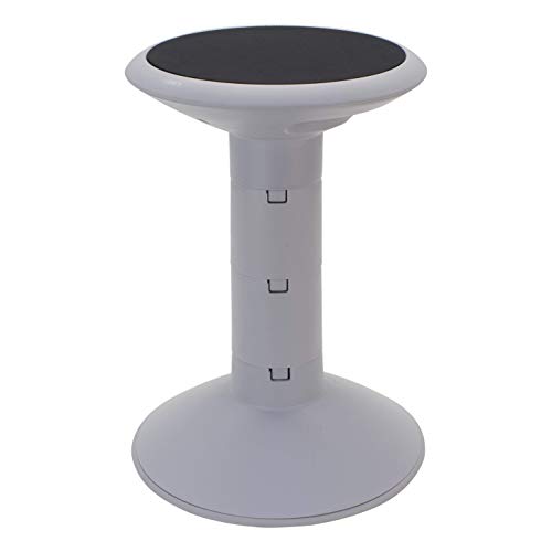 Storex Active Tilt Stool, Ergonomic Seating for Flexible Office Space and Standing Desks, Adjustable 12-24 Inch Height, Gray (00322U01C) by Storex - Image 9