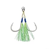 [Varietà di dimensioni per tutte le tecniche] Disponibili in diverse dimensioni (12 34 11 28 mm, 12 38 12 1,38 mm), questi ganci offrono flessibilità per abbinare diverse tecniche di pesca e specie target in base alle tue esigenze specifiche.