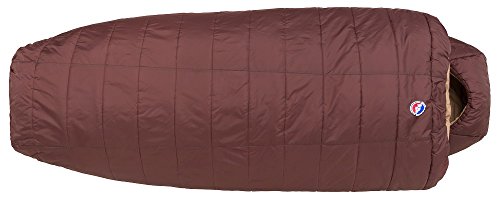 Big Agnes Elk Park -20 (Thermolite Extra) Sleeping Bag, Wide Long, Chocolate
