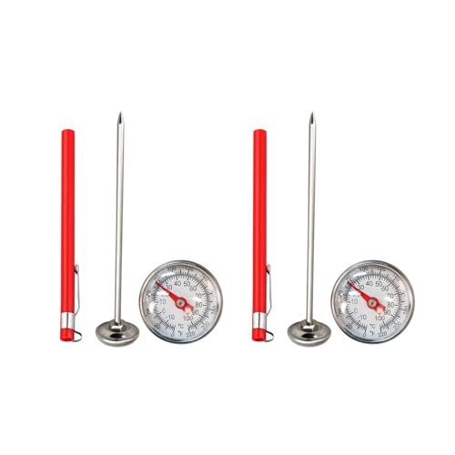 Garden Soil Temperature Thermometer, Stainless Steel Ground Temp Meter 127mm, Gardening Accessories Compost Thermometer For Potting Planting Gardening (2)