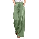 Pantalon Lino Mujer Pantalones Mujer Verano Vaqueros Mono Largo Bombachos Piratas 3/4 Pantalón Talla Grande Deporte Pijama Chaqueta Deportiva Chinos Deportivo Chino Jogger XXXL Fluido Tallas Grandes
