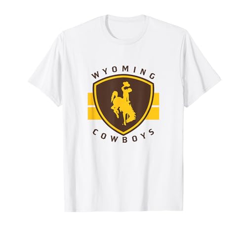 University of Wyoming Shielded Stripe | Wyoming Cowboys T-Shirt