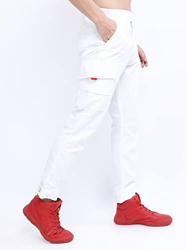Image of KETCH Men Mid Rise Regular Fit Jogger Trouser