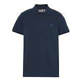 [ティンバーランド] 半袖 ロゴ ポロシャツ メンズ TB0A2EPMZ021 Dark Sapphire-Dark Denim S