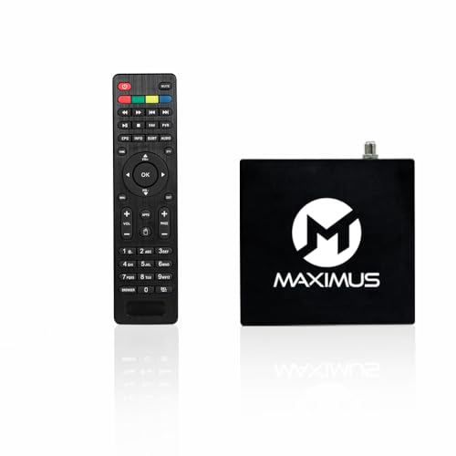 Maximus 5.0 - TV Receiver WLAN Box mit HDMI und Fernbedienung, 4K, HDTV,...