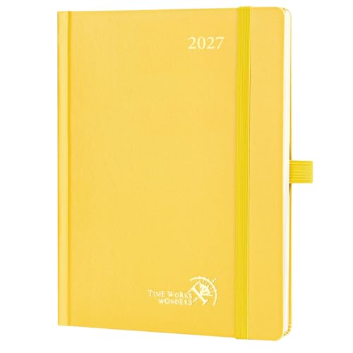 Image of POPRUN 2027 Diary A5 Week to View – Hardback, Vertical Weekly Planner