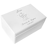 TAILLE PARFAITE – Avec des dimensions: externe de 30 x 20 x 14 cm et interne de 27,5 x 17,5 x 9,8 cm ( Léger avec une épaisseur de paroi de 1 cm + base en contreplaqué de 3 mm).
