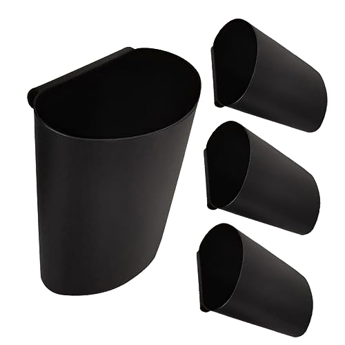CHILDWEET 4pcs Hanging Bucket Storage Bins Multipurpose Salon Container for Waste Collection Kitchen and Organizing Tools Utility Baskets for Lash Cart and Countertop