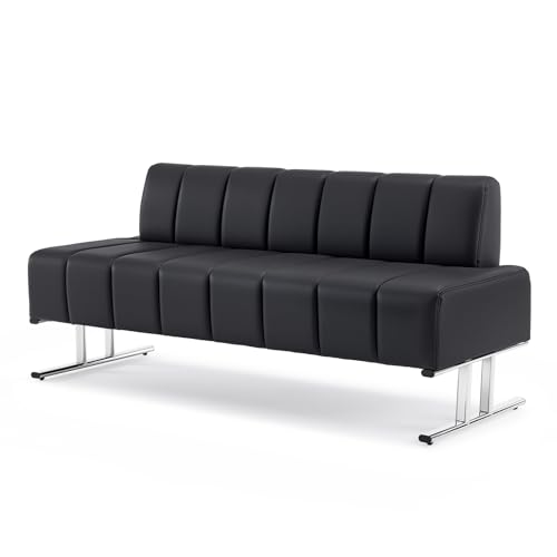 3-Seat Faux Leather Seating
