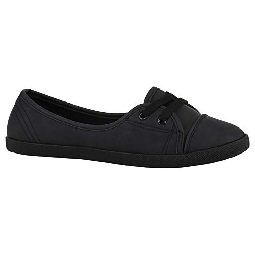 stiefelparadies Sportliche Damen Ballerinas Bequeme Flats Basic 172747...