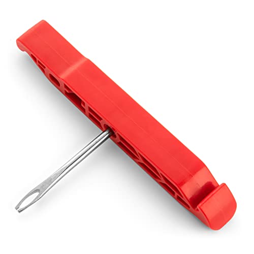 Image of Prestalever GO - 5-in-1 Multi-tool Tire Lever for Bikes, ManGO Green - Tire Remover, Installer, Presta Valve Core Tool, Quick-Link Chain Breaker & Tubeless Tire Plugger Adapter