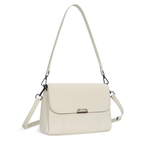 Iswee Genuine Leather Purses for Women Crossbody Bags Designer Shoulder Handbags Ladies Purses Casual Bag