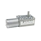 CHACNS 減速機電気モーター 370WG 12V DC 2RPM セルフロックリバーシブルDIYミニギアモーター用