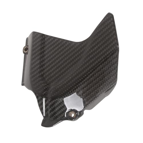 Capot de pignon moteur carbone Ducati 848 cache chaîne carénage protection moto